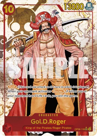 Gol.D.Roger (OP09-118) (Alternative Art) — Emperors in the New World (OP09)