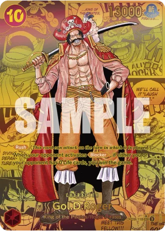 Gol.D.Roger (OP09-118) (Manga Rare) — Emperors in the New World (OP09)