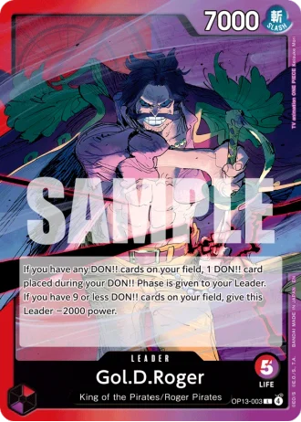 Gol.D.Roger (OP13-003) — Carrying on His Will (OP13)