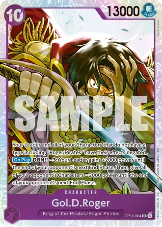 Gol.D.Roger (OP13-064) — Carrying on His Will (OP13)