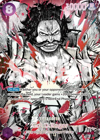 Gol.D.Roger (P-107) (Alternative Art) — The World's Strongest Warriors (OP17)
