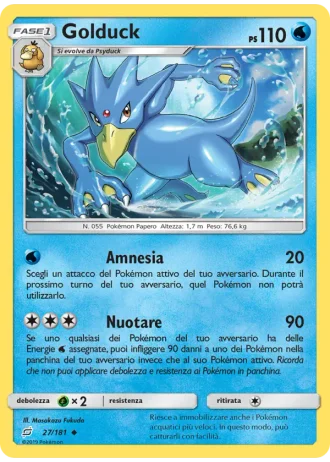 Golduck #27/181 — Gioco di Squadra