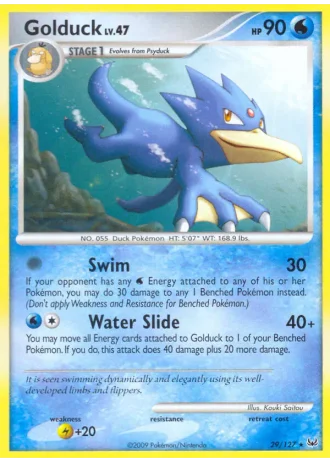 Golduck #29 — Platinum