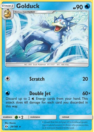 Golduck #29 — Sun & Moon