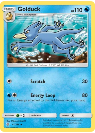 Golduck #41/236 — Cosmic Eclipse