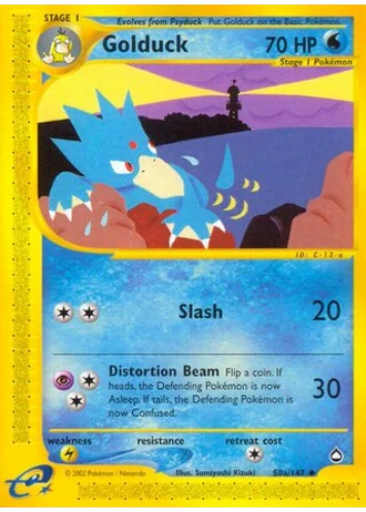Golduck #50a — Aquapolis