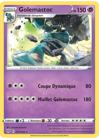 Golemastoc #77/189 — Ténèbres Embrasées