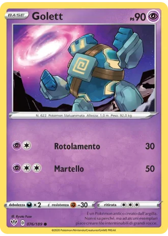 Golett #76/189 — Fiamme Oscure