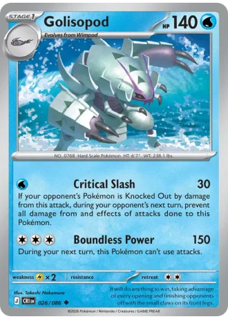 Golisopod #026/86 — Chaos Rising