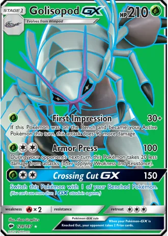 Golisopod GX #129 — Burning Shadows