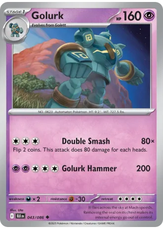 Golurk #043 — Black Bolt