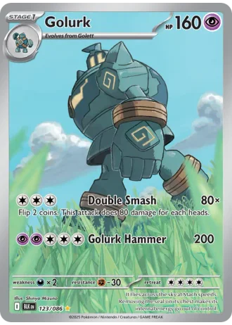 Golurk #123/86 — Black Bolt