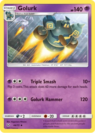 Golurk #44/73 — Shining Legends