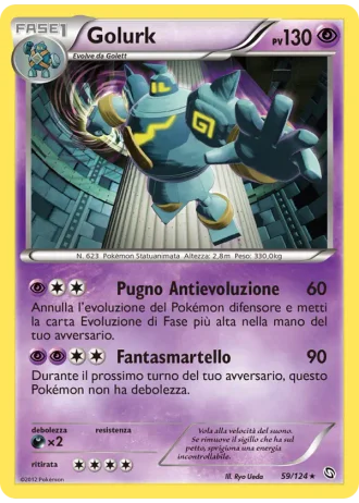 Golurk #59/124 — Stirpe dei Draghi