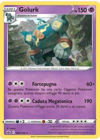 Golurk #66 — Regno Glaciale