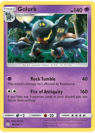 Golurk #90/236 — Cosmic Eclipse