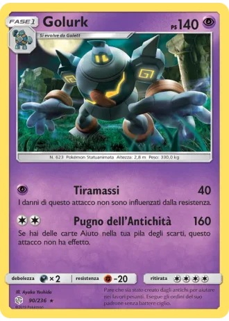 Golurk #90/236 — Eclissi Cosmica