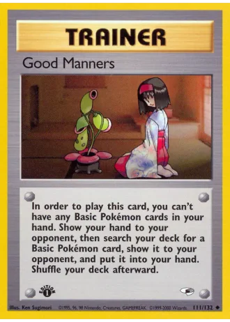 Good Manners #111/132 — Gym Heroes