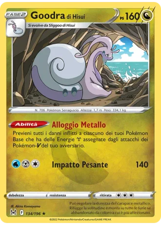 Goodra di Hisui #134/196 — Origine Perduta