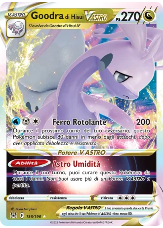 Goodra di Hisui V ASTRO #136/196 — Origine Perduta