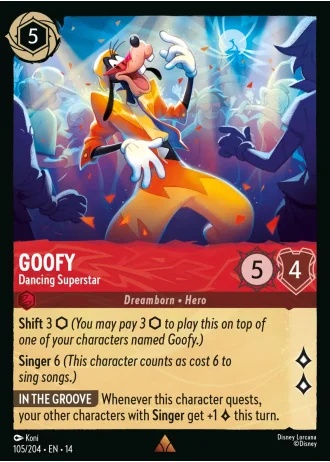 Goofy - Dancing Superstar #105/257 — Hyperia City