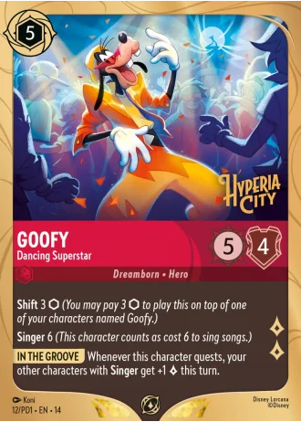 Goofy - Dancing Superstar PD1-12/257 — Hyperia City