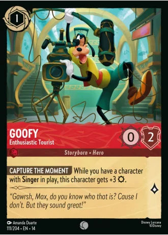 Goofy - Enthusiastic Tourist #111/257 — Hyperia City
