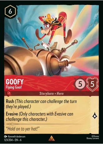Goofy - Flying Goof #123/204 — Azurite Sea