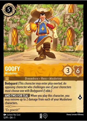 Goofy - Musketeer #12/204 — The First Chapter
