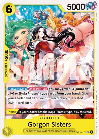 Gorgon Sisters (OP14-105) — The Azure Sea's Seven (OP14-EB04)