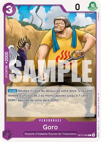 Goro (OP15-065) — Aventure sur l'Île de Dieu (OP15-EB04)