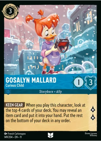 Gosalyn Mallard - Curious Child #149/204 — Winterspell