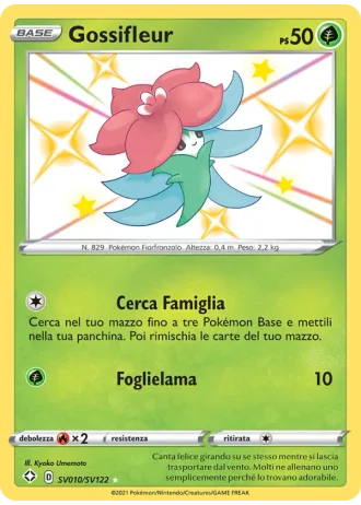 Gossifleur SV010/122 — Tesoro Cromatico (Destino Splendente)