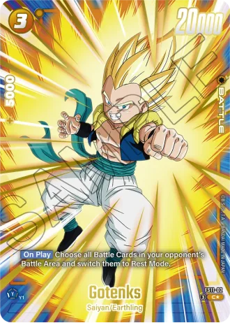 Gotenks (Gold) FS11-02 — Starter Deck EX: The Phase of Evolution (FS11)