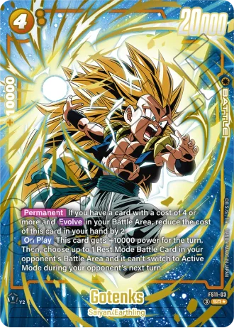 Gotenks (Gold) FS11-03 — Starter Deck EX: The Phase of Evolution (FS11)