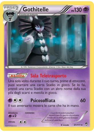 Gothitelle #41/111 — Colpi Furiosi