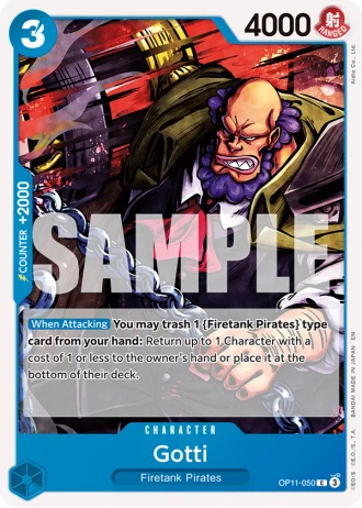Gotti (OP11-050) — A Fist of Divine Speed (OP11)