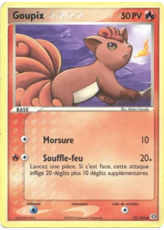 Goupix #72 — EX Émeraude
