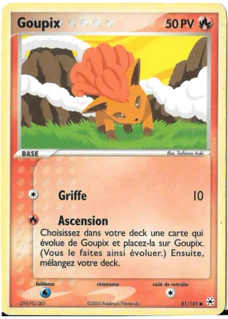 Goupix #81 — EX Légendes Oubliées