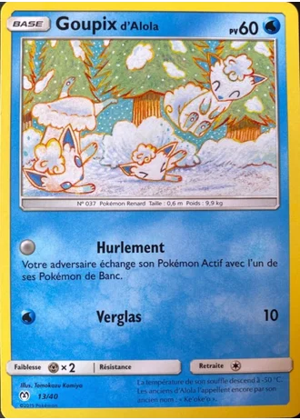Goupix d'Alola #13/40 — Collection McDonald's 2019