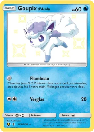 Goupix d’Alola SV8 — Coffre Chromatique (Destinées Occultes)