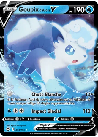 Goupix d'Alola V #033 — Tempête Argentée