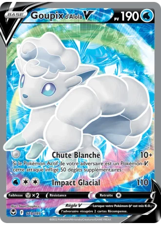 Goupix d'Alola V #173 — Tempête Argentée