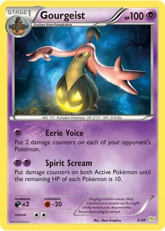 Gourgeist #2 — XY trainer Kit (Noivern)