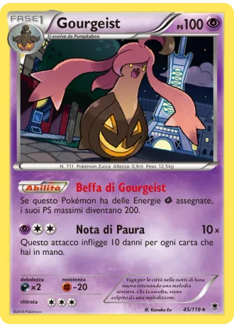 Gourgeist #45/119 — Forze Spettrali