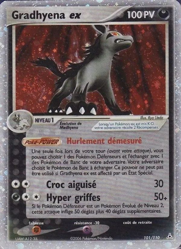 Gradhyena ex #101 — EX Fantômes Holon