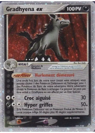 Gradhyena ex #101 — EX Fantômes Holon