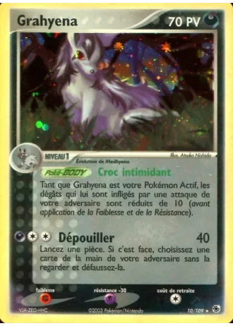 Grahyena #10/109 — EX Rubis & Saphir