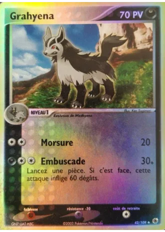 Grahyena #42/109 — EX Rubis & Saphir