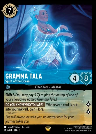 Gramma Tala - Spirit of the Ocean #143/204 — Into the Inklands